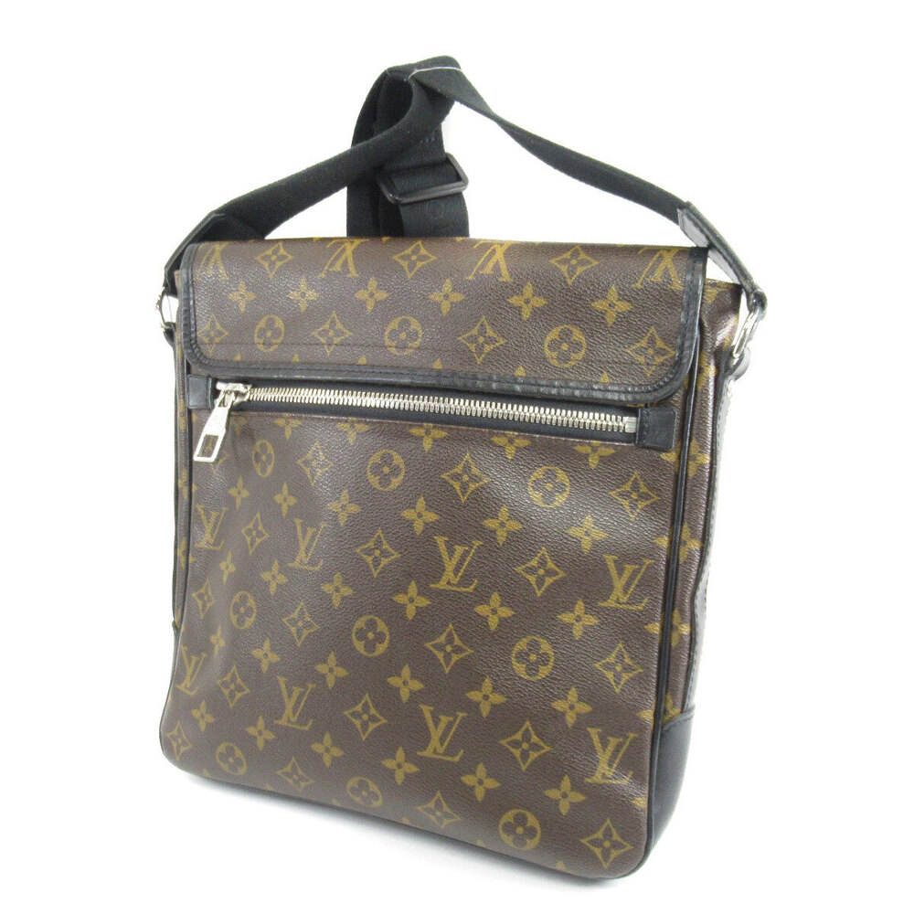 Louis Vuitton Shoulder Bag Monogram Brown Macassar Canvas Bass Brown